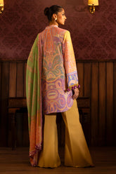 Unstitched Winter Linen 3 Piece Suit